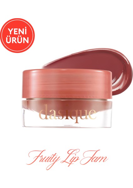 Yoğun Parlaklık Sunan, Meyve Renklerinde Kavanozda Dudak Balmı Dasıque Fruity Lip Jam 13 Cranberry