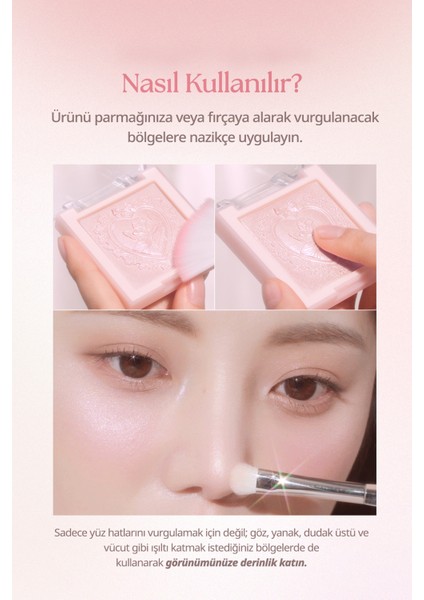 Inci Taneleriyle Yoğun Işıltı Sunan Özel Tasarımlı Aydınlatıcı Dasıque Luxe Glow Highlighter (#01 Shine Beige) indirimleri