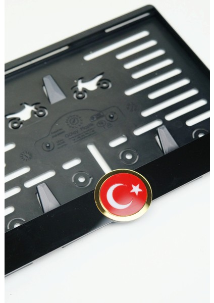Türk Bayrağı Gold Pleksi Motor Plakalık fırsatları