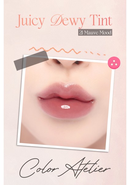 Yoğun Parlaklık ve Canlı Renkler Sunan Kalıcı Tint Dasıque Juicy Dewy Tint (#21 Mauve Mood) fiyatları