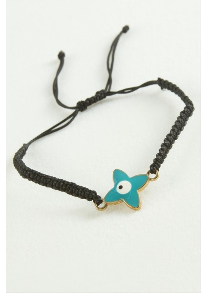 Çiçek Nazar Makrome Ip Bileklik