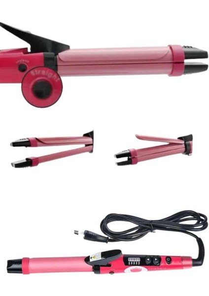 Isı Ayarlı Çok Renkli Saç Düzleştirici ve Maşası, Kolay Kullanım ve Şık Tasarım indirimleri