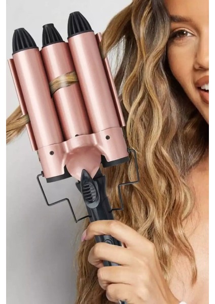 Pratik Çok Renkli Seramik Saç Dalgalandırıcı Şekillendirici