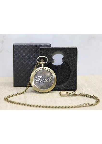 Özel Kutulu Antik Dad (Baba) Köstekli Saat ALK4667