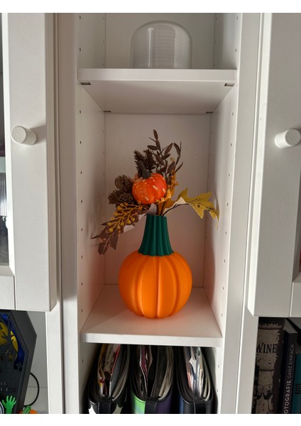 Bal Kabağı Vazo – Sonbahar Dekoratif Masa Süsü- Saksı - Hallowen Bal Kabağı fiyatları