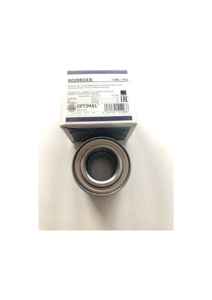 Optımal 602883XS - Arka Teker Porya Rulmanı Opel Croosland 17 P207-P208-P301-P307-P2008-C3-C4-C-ELYSEE-DS3