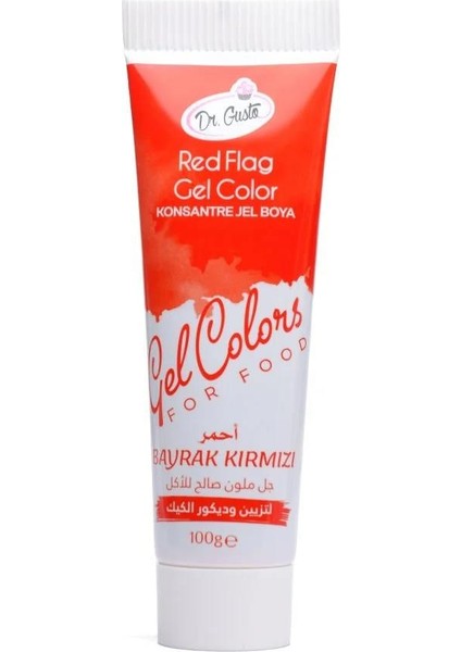 Jel Boya Dr.gusto 100 gr Bayrak Kırmızı