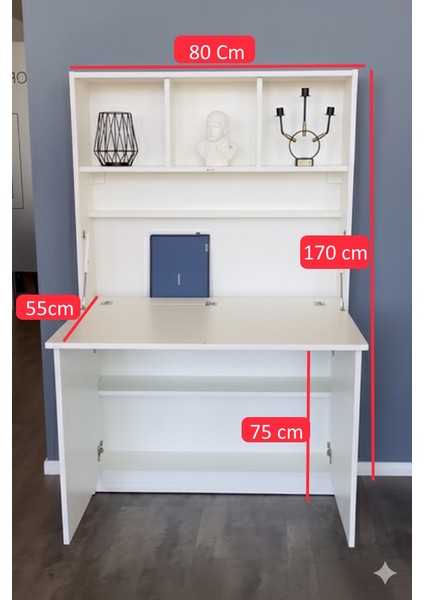 Transform Çalışma Masası Pistonlu 1.sınıf Mdf
