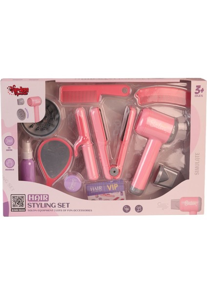 LD-338B Sesli Işıklı Kuaför Set