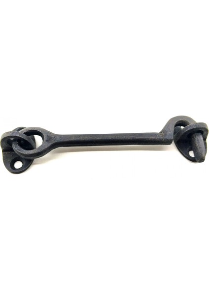 Antika Tarz Dekoratif Pirinç Çengeli - 13CM, Oksit