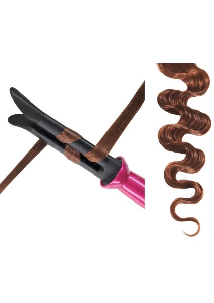 Pembe S-Waver Saç Şekillendirici PHC9590, Parlak ve Hacimli Saçlar Için Ideal Seçim