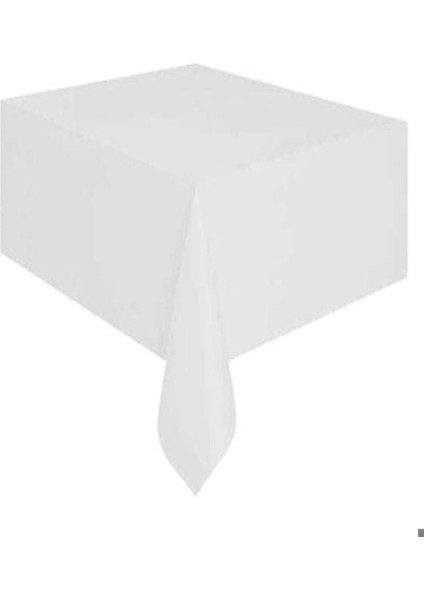 n Beyaz Renk Masa Örtüsü 1 Adet 120X180