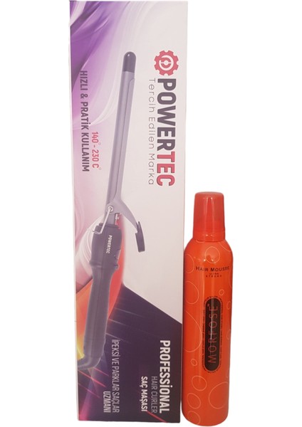 Siyah Saç Maşası 11 mm + Morfose Saç Köpüğü 350 ml Set fiyatları