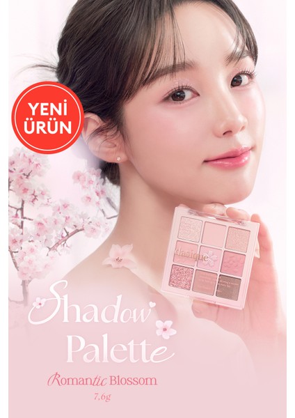 Mat ve Işıltılı Renk Seçenekleri Sunan Far Paleti Dasıque Shadow Palette (#romantic Blossom)