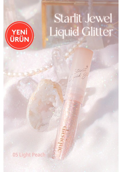Inci Işıltılı Likit Glitter Dasıque Starlit Jewel Liquid Glitter (#05 Light Peach)