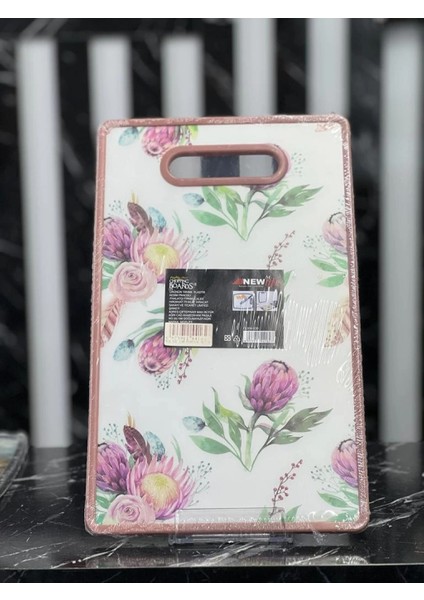 Newlife 130D Model Plastik Desenli Kesim Tahtası