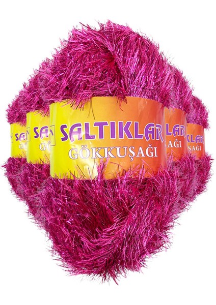 5 Adet Gökkuşağı El Örgü Ipi Yünü 23