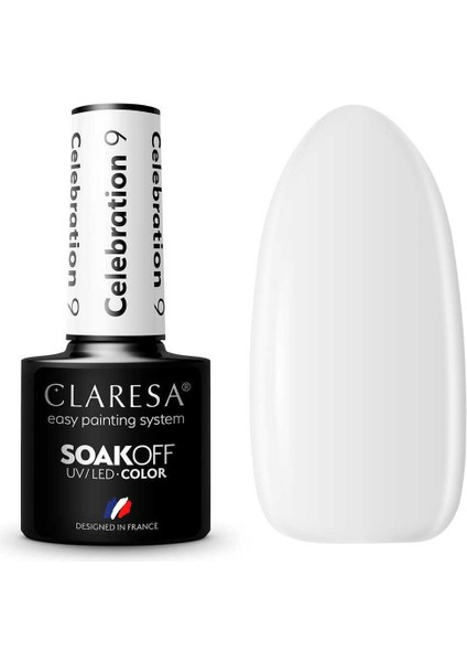 Kalıcı Oje Yarı Şeffaf Beyaz 09 5gr