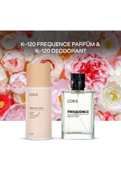 K-120 Frequence Kadın Parfüm 50 ml & K-120 Kadın Deodorant 150 ml