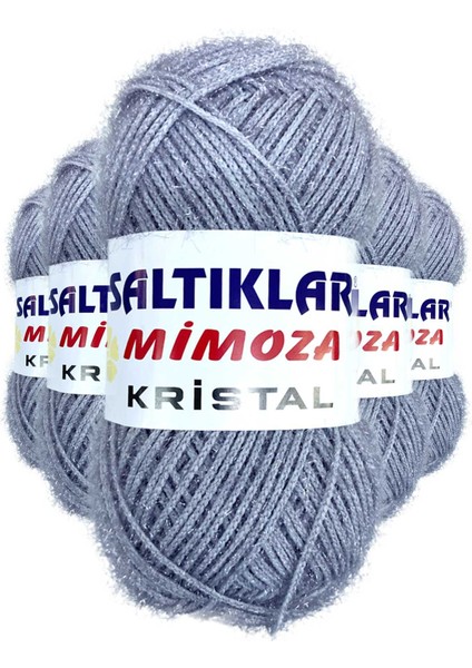 5 Adet Mimoza Kristal Işıltılı Şal Patik Yelek Ipi 06