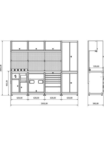 DP.35.100.14 Modüler Çalışma Tezgahı fırsatları