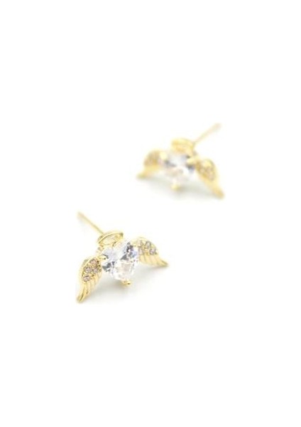 Gümüş Iğneli Kalp Küpe - Altın fiyatları