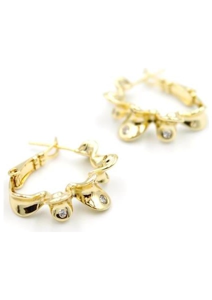 Burgu Halka Küpe - Altın