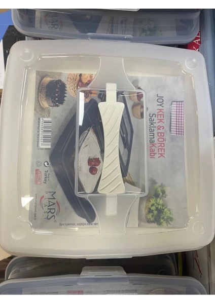 Joy 4 Taraf Kilitli Kek Börek Borcam Saklama Kabı ROYALEKS-GP-131 modelleri