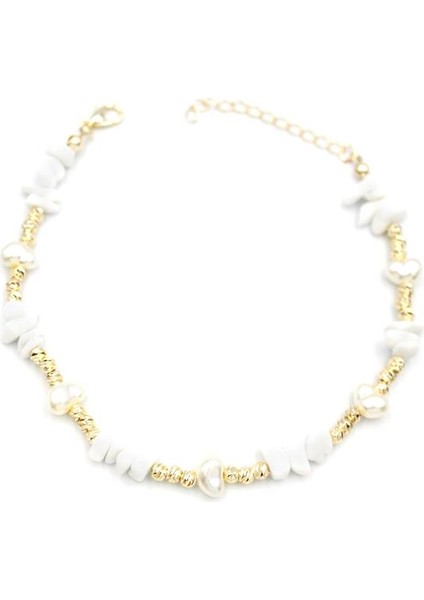 Dorika Taş Halhal - Beyaz fiyatları