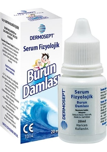 Serum Fizyolojik Burun Damlası 20 ml