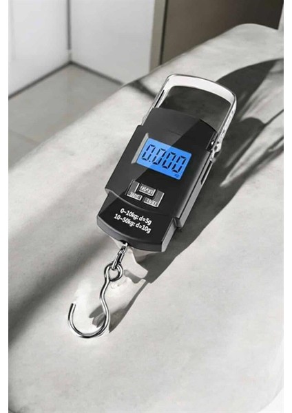 Bestonly Ağırlık Ölçer 50 kg El Terazisi El Kantarı Pilli LED Ekran