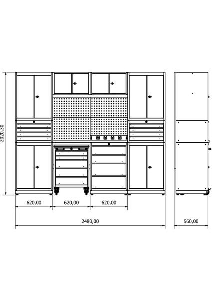 DP.35.100.19 Modüler Çalışma Tezgahı fırsatları