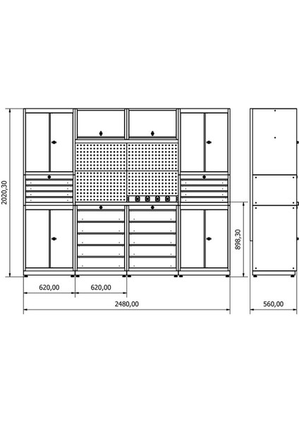 DP.35.100.18 Modüler Çalışma Tezgahı fırsatları