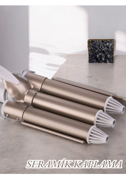 Deniz Esintili Seramik Kaplama Su Dalgası Maşası, Beyaz modelleri