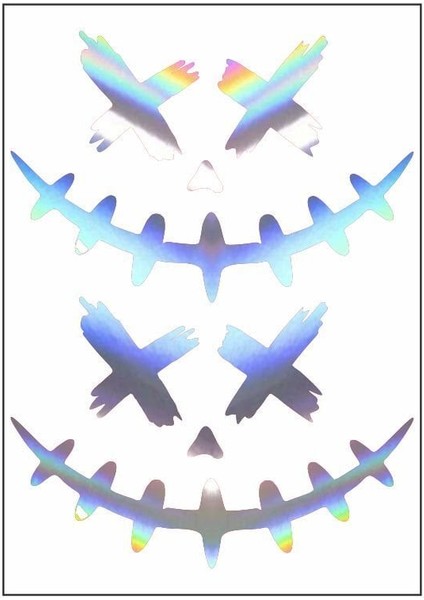 Gogo A4 Sticker Set Hologram JOKER-113