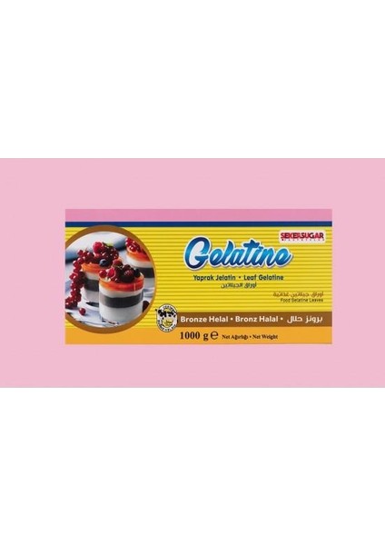 Yaprak Jelatin Şeker&sugar 1 kg
