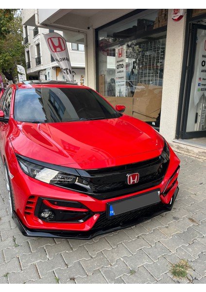 Honda Civic Fc5 Typer Piano Black Boyalı Ön Lip