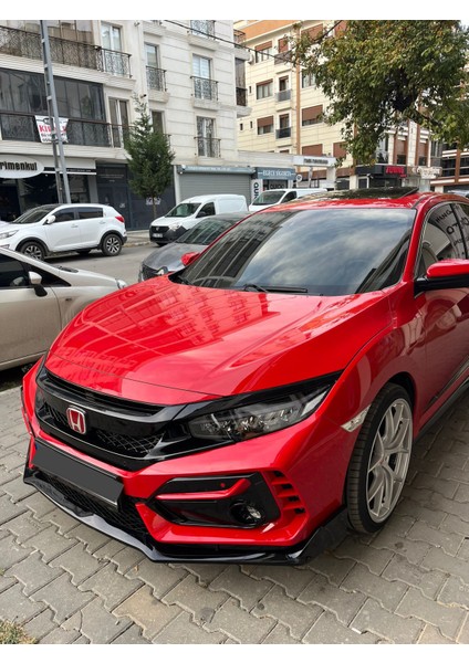 Honda Civic Fc5 Typer Piano Black Boyalı Ön Lip modelleri