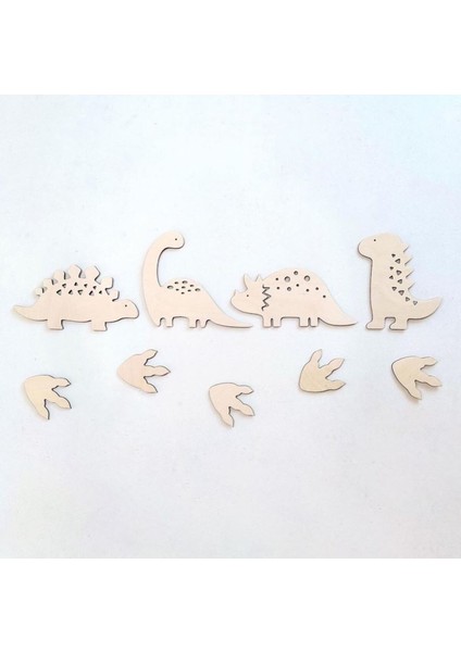 Dinozor Duvar Dekoru, Çocuk Odası Dekorasyonu, Ahşap T-Rex, Erkek Odası fırsatları