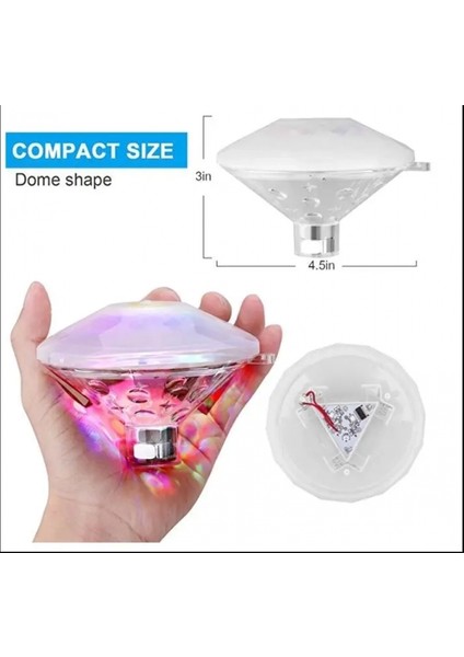 Sıcak LED Sualtı Gece Lambası Banyo Yüzme Havuz Işığı