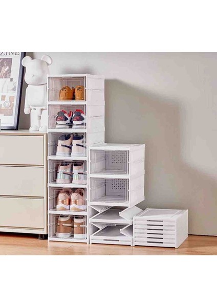 Garden Home 6 katlı Portatif Ayakkabılık Plastik Katlanabilir Ayakkabılık