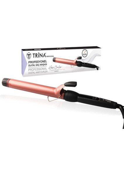 Pembe Profesyonel 32 mm Saç Maşası - Şık ve Kullanışlı Tasarım