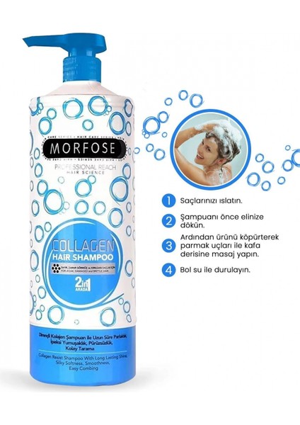 Kolajen Şampuan 1000 ml - Zayıf ve Zarar Görmüş Saçlar modelleri