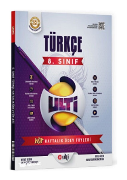 8. Sınıf Lgs Türkçe Ulti Serisi Haftalık Ödev Föyleri Ulti Yayınları