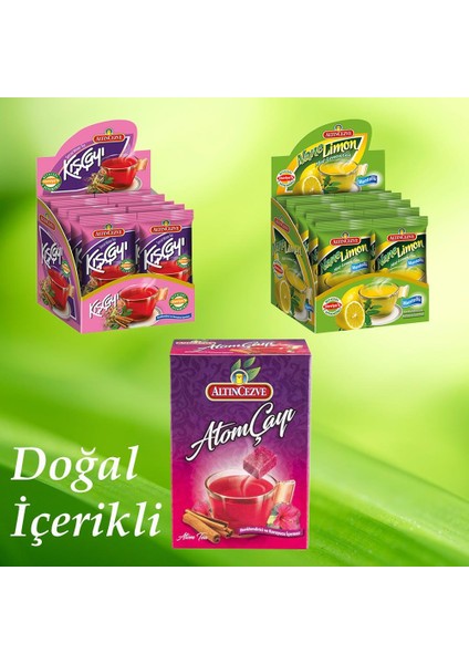 Doğal Içerikli Bitki Çayı Kış Çayı 3lü Set