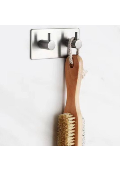 2li Paslanmaz Çelik Kendinden Yapışkanlı Banyo / Mutfak / Bornoz / Havlu / Lif Askısı fiyatları