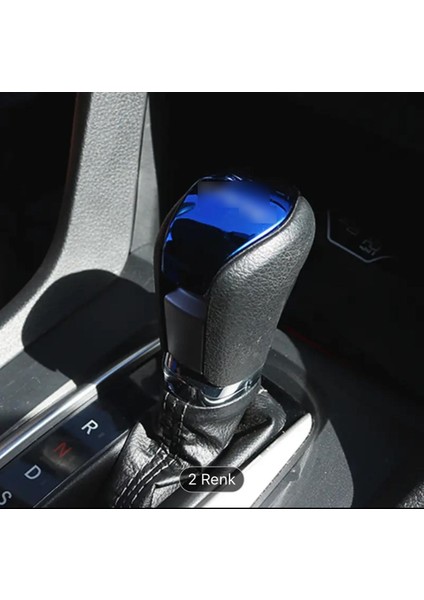 Honda Civic Fc5 Fk7 Mavi Renk Vites Kenarı ve Vites Üstü Kaplama fırsatları