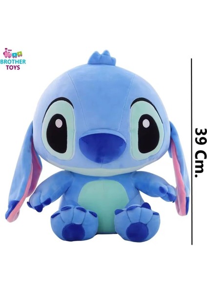Lilo ve Stitch 39 cm Sevimli Kaliteli Peluş Oyuncak Mavi