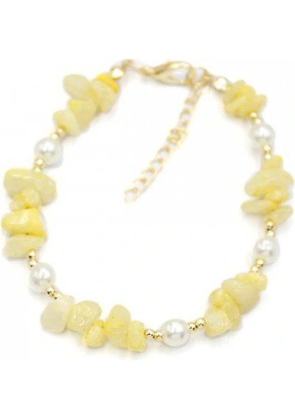 Boncuk Bileklik - Sarı