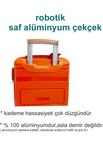 ☾ ✩ 𝐓𝐔̈𝐑𝐊 𝐘𝐈𝐋𝐃𝐈𝐙𝐈 ☾ ✩ Travel Polo Esnek Kauçuk Üstün Kaliteli Orta Boy Valiz 𝟔𝟓 𝐜𝐦 fırsatları